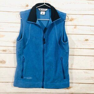 Columbia sport wear blue sleeveless sweater vest size S